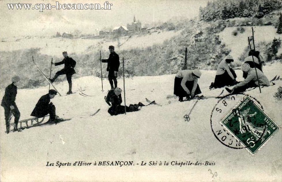 Les Sports d Hiver à BESANÇON. - Le Ski à la Chapelle-des-Buis